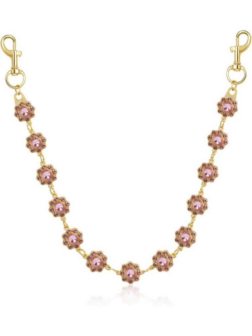 Rhinestone Chain Bag Charms | Sparkling Diamond Purse Accessories for Handbags